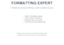 do professional ms word document formatting and editing